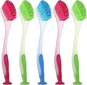 Brush with Suction Cup Multipurpose Scrub Cleaning
