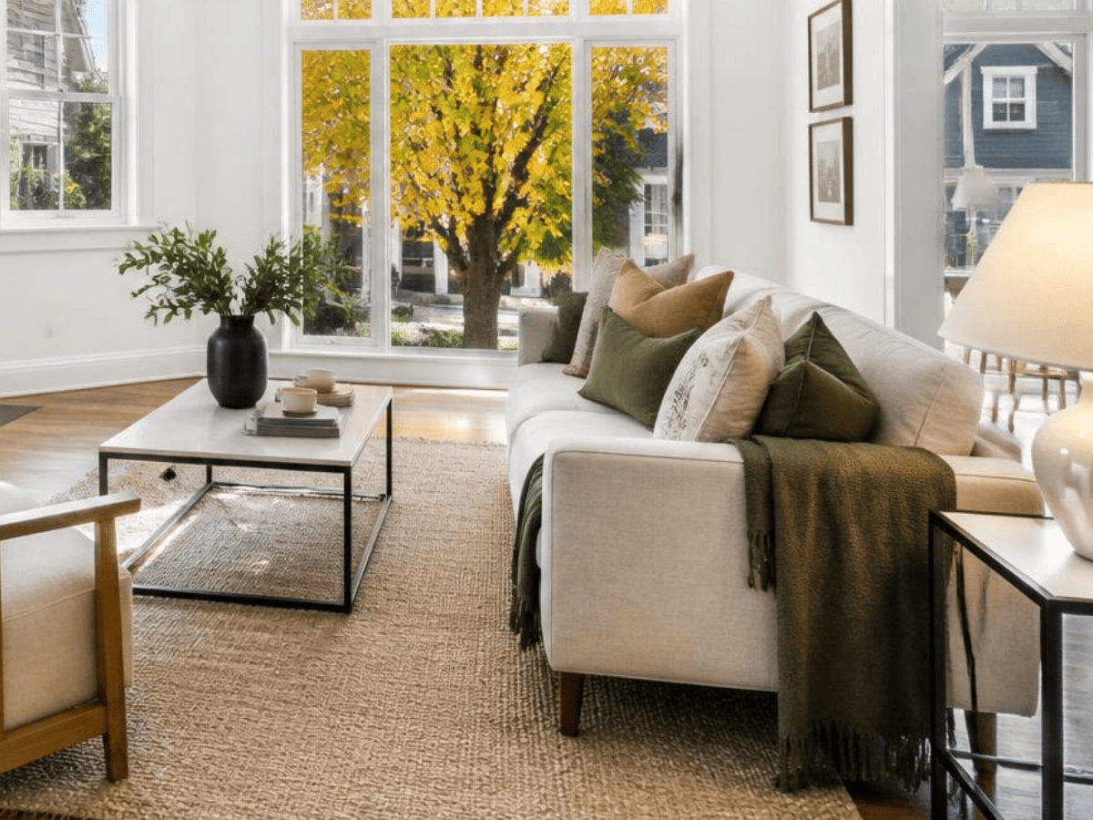 Bright and clean Seattle home interior ready for autumn move-in with pristine floors and natural light.